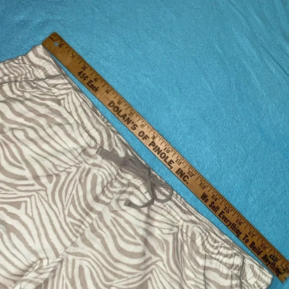ZEBRA print 2 pockets elastic waistband drawstring size XL - Picture 7 of 11